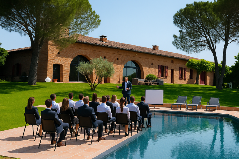 Privatiser un gîte confortable pour séminaire avec activités bien-être proche Toulouse 31000 en Haute-Garonne